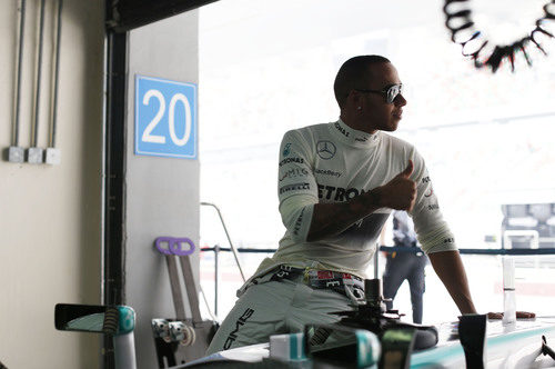 Lewis Hamilton saldrá tercero en la India