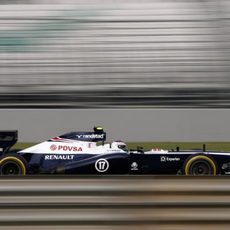 Valtteri Bottas llegó a la Q2 en la India