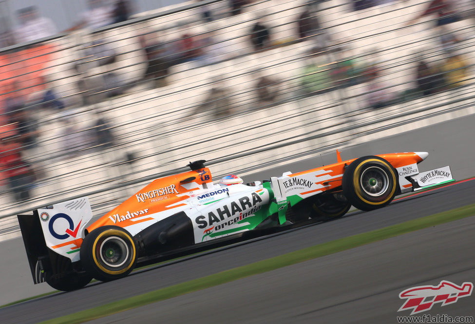 Paul di Resta se tuvo que conformar con ser 12º