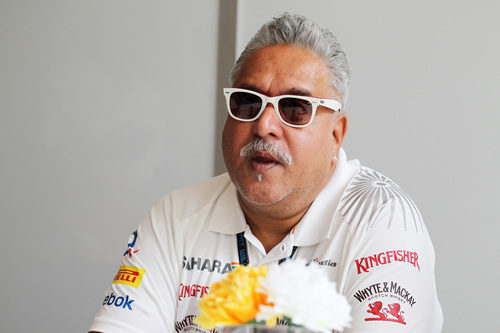 Vijay Mallya, en el Buddh International Circuit