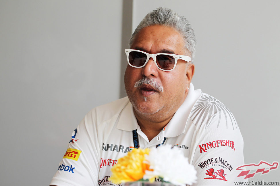 Vijay Mallya, en el Buddh International Circuit