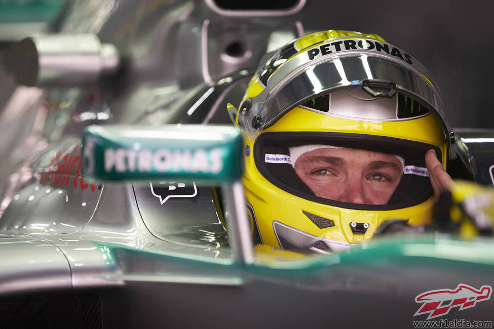 Nico Rosberg logra clasificar en segunda posición