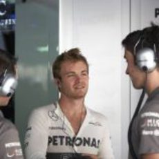 Nico Rosberg se muestra muy contento con su ritmo