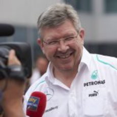 Ross Brawn queda exultante tras la clasificación