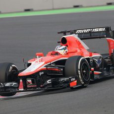 Jules Bianchi cruzó 18º la meta en la India