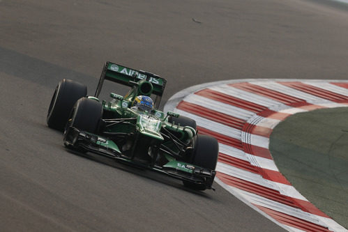 Charles Pic avanza en el Buddh International Circuit