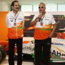 Vijay Mallya disfruta del GP de India 2013