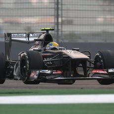 Esteban Gutiérrez no puntuó en la India