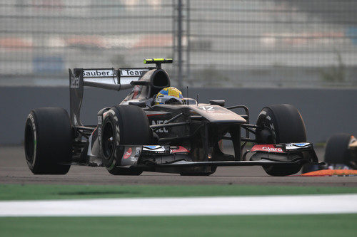 Esteban Gutiérrez no puntuó en la India