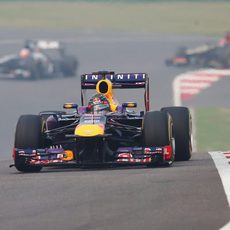 Sebastian Vettel lideró en la India