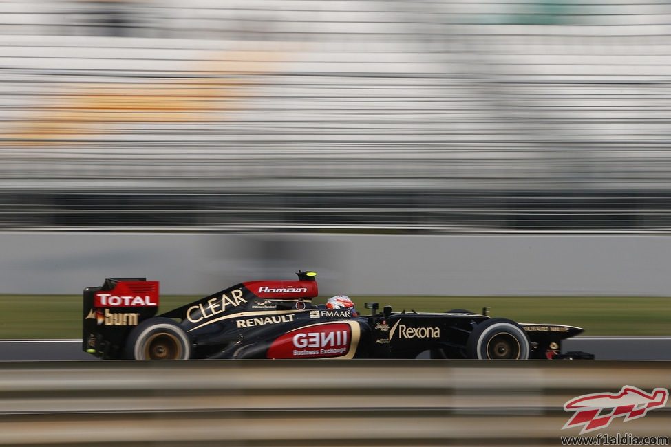 Romain Grosjean alcanzó un nuevo podio