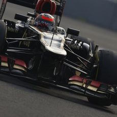Kimi Räikkönen perdió fuelle al final del GP de India