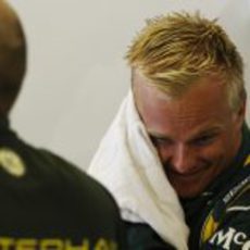 Heikki Kovalainen presente en el GP de Abu Dabi 2013