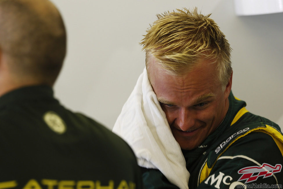 Heikki Kovalainen presente en el GP de Abu Dabi 2013