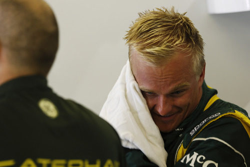 Heikki Kovalainen presente en el GP de Abu Dabi 2013