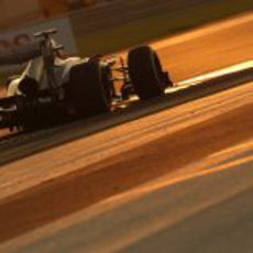 Nico Hülkenberg con el Sauber a media tarde en Abu Dabi