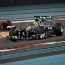 Tanda con el medio para Nico Rosberg