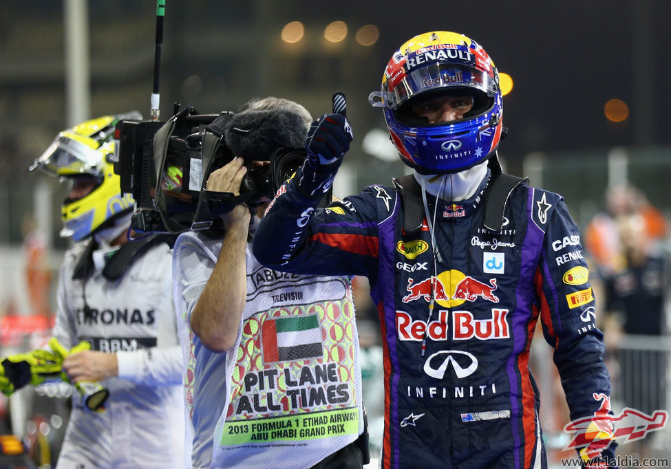 Mark Webber logra la pole en Abu Dabi