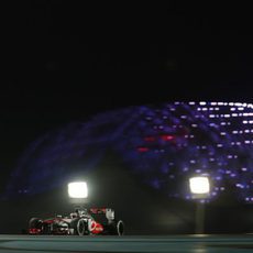 Jenson Button no pudo puntuar en Abu Dabi