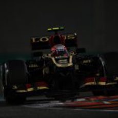 Roman Grosjean se sube por los pianos en Abu Dabi