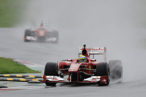 Felipe Massa rueda en Mugello en su despedida