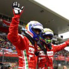 Marc Gené y Felipe Massa en Mugello