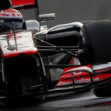 Kevin Magnussen rueda con McLaren