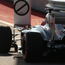 Nico Hülkenberg a la salida del pitlane del Circuito de las Américas