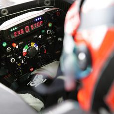 Motor parado en el Sauber C32 de Nico Hülkenberg