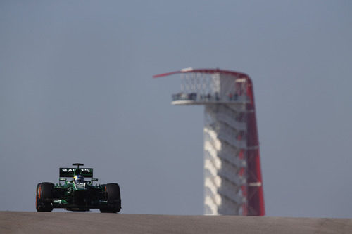 Charles Pic disputa los entrenamientos en el COTA