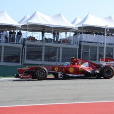 Felipe Massa prueba el compuesto duro