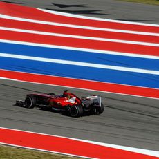 Fernando Alonso lideró la primera sesión de libres en Austin