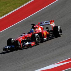 Bajada en el COTA para Fernando Alonso