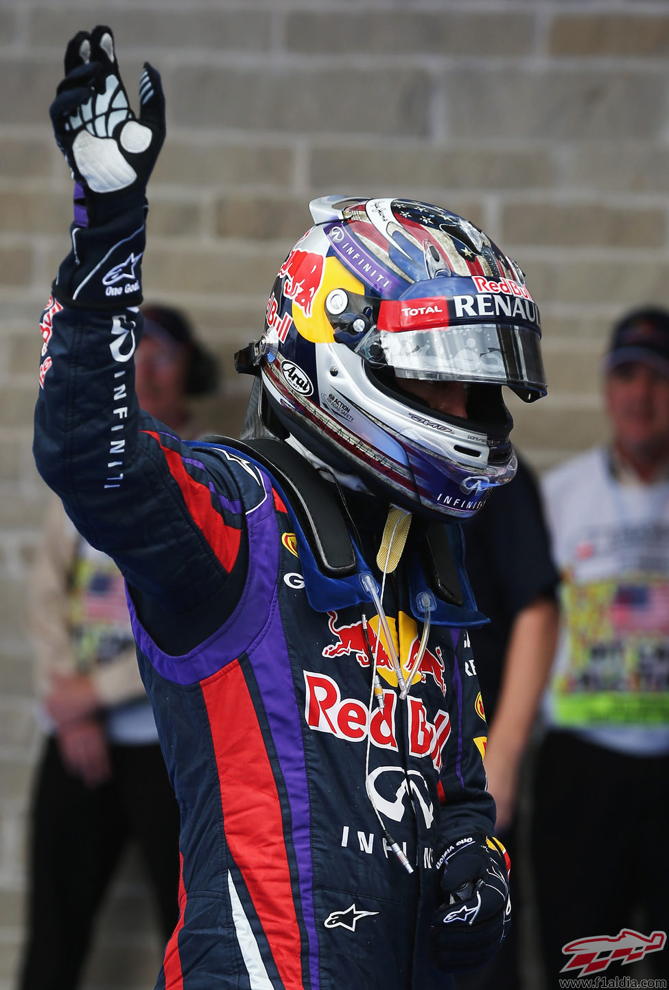 Sebastian Vettel, tras conseguir la pole en Austin