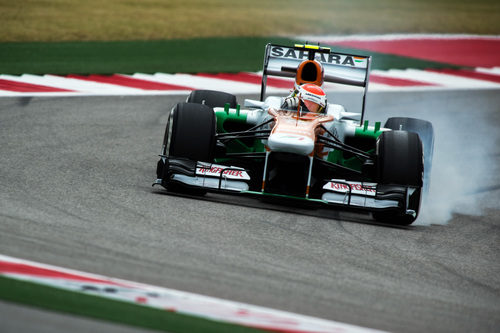 Pasada de frenada de Adrian Sutil