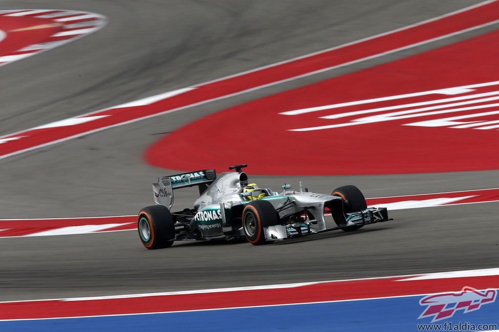 Nico Rosberg no alcanzó la Q3 en Austin