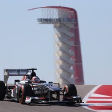 Nico Hülkenberg traza con exactitud en el COTA