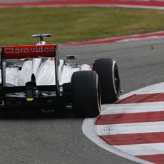 Jenson Button rueda en clasificación