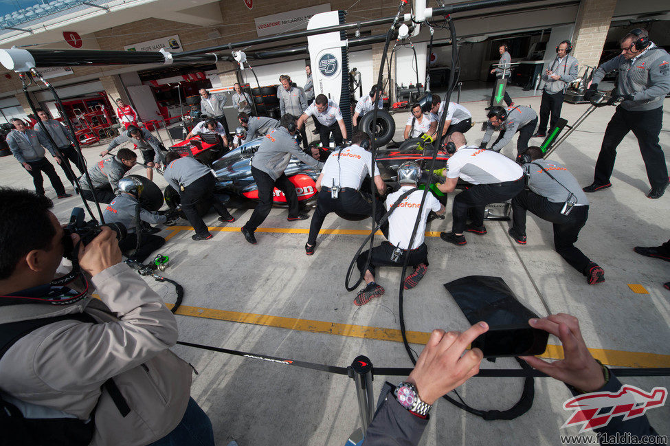 'Pitstop' ante los aficionados