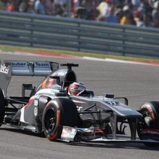 Nico Hülkenberg firmó la sexta plaza en Austin