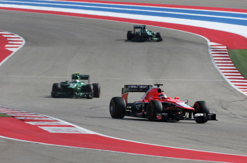 Jules Bianchi tuvo una buena salida y ritmo en Estados Unidos