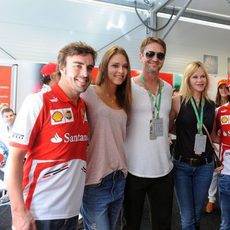 Antonio Banderas, Melanie Griffith y Gerard Butler, invitados de Ferrari