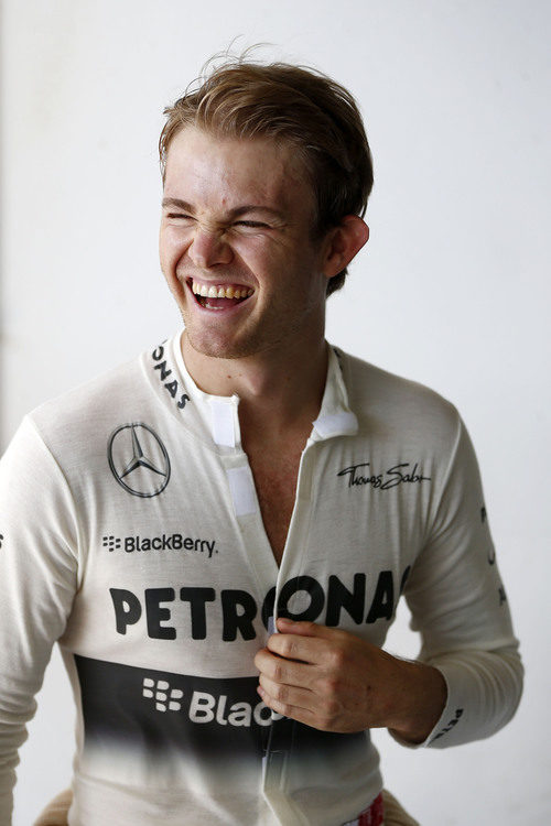 Nico Rosberg se ríe