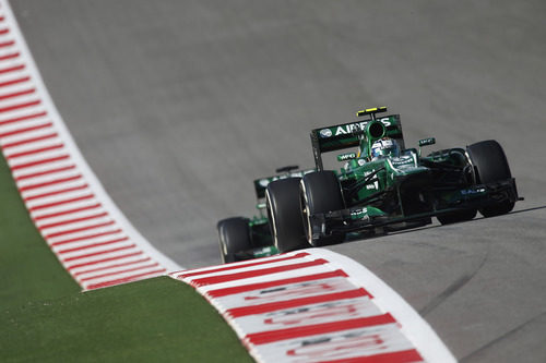 Charles Pic y Giedo van der Garde juntos en la carrera