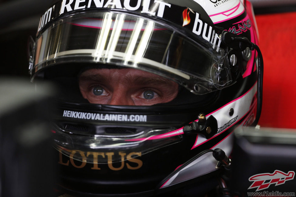 Heikki Kovalainen, concentrado