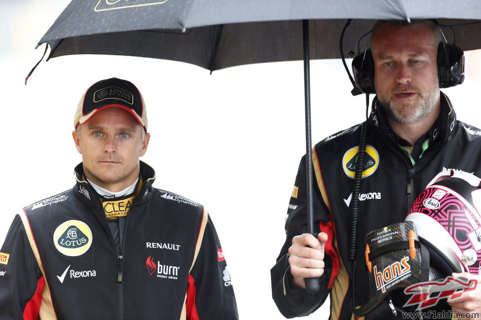 Paraguas para Heikki Kovalainen