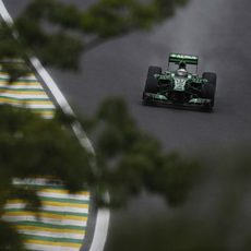 Giedo van der Garde rueda en Interlagos