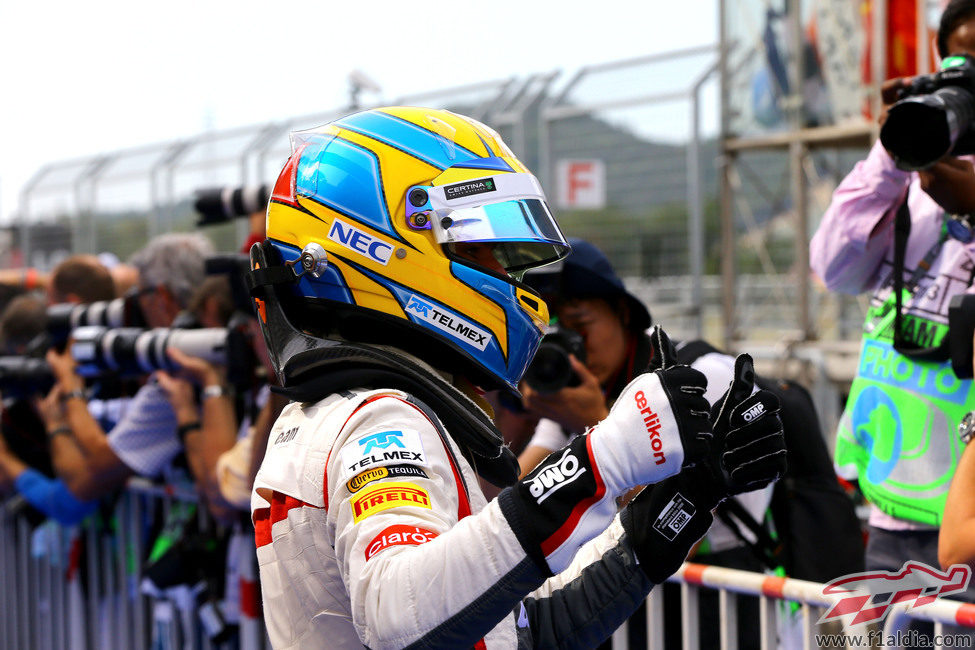 Esteban Gutiérrez cae en Q1