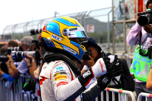 Esteban Gutiérrez cae en Q1