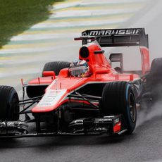 Jules Bianchi no acabó muy contento la clasificación